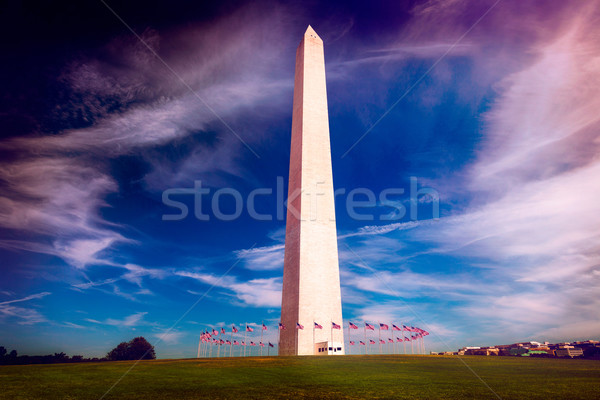Washington Monument in District of Columbia DC Stock photo © lunamarina