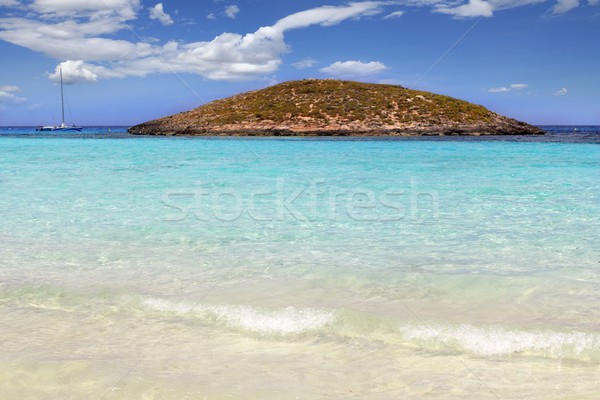 Illetes beach islands Formentera Balearic island Stock photo © lunamarina