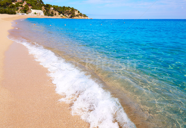 Costa Brava beach Lloret de Mar in Catalonia Stock photo © lunamarina