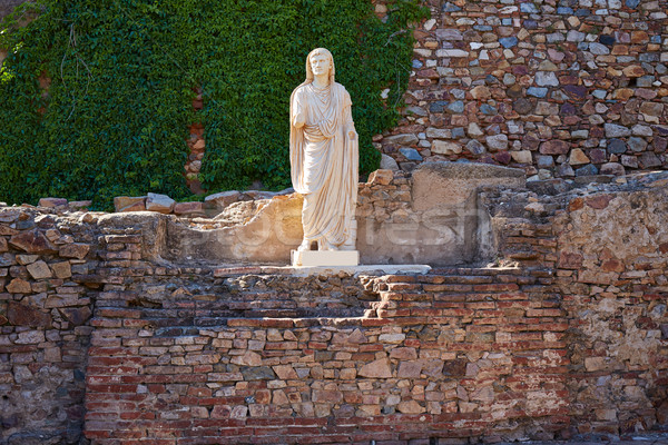 Merida in Badajoz Roman amphitheater Spain  Stock photo © lunamarina