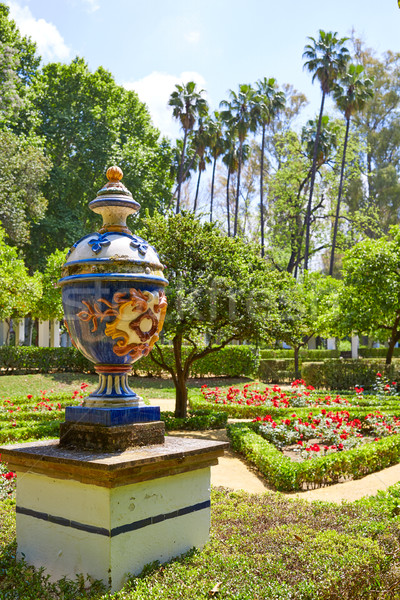 Parc jardins Espagne andalousie printemps bâtiment [[stock_photo]] © lunamarina