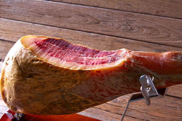 Iberian ham pata negra from Spain Stock photo © lunamarina