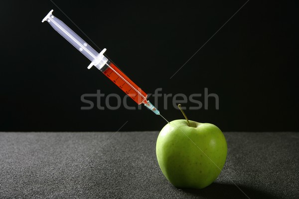 Apple fruit research metaphor Stock photo © lunamarina