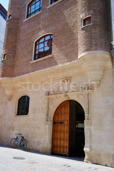 Zarándok szent út Spanyolország épület város Stock fotó © lunamarina