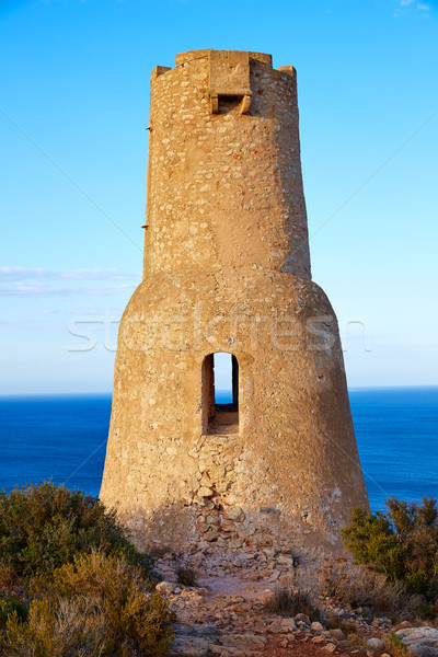 Toren Spanje middellandse zee hemel bouw berg Stockfoto © lunamarina