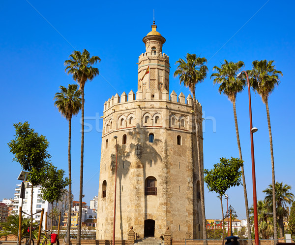 Stock photo: Seville Torre del Oro tower in Sevilla Spain