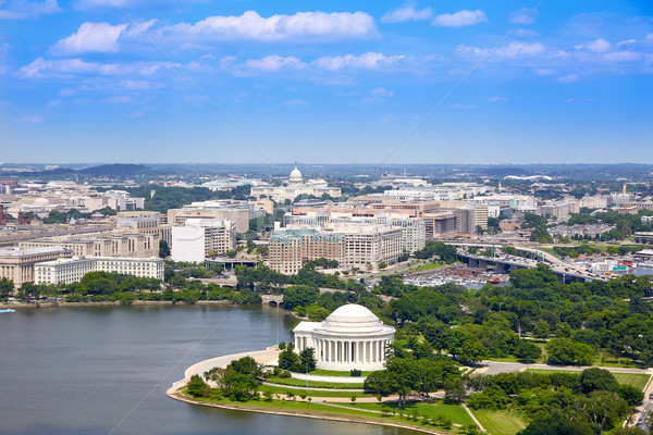 Washington DC antena widok z lotu ptaka budynku ptaków podróży Zdjęcia stock © lunamarina