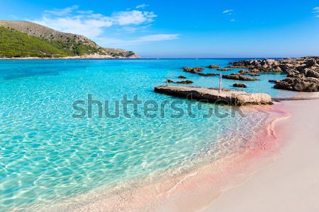 ibiza Port de Sant Miquel San Miguel beach in Balearic islands Stock photo © lunamarina