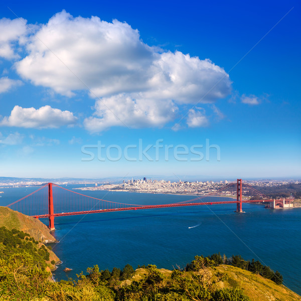 San Francisco Golden Gate Bridge Marin headlands California Stock photo © lunamarina