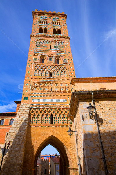 Aragon Teruel Torre de San Martin Mudejar UNESCO Stock photo © lunamarina