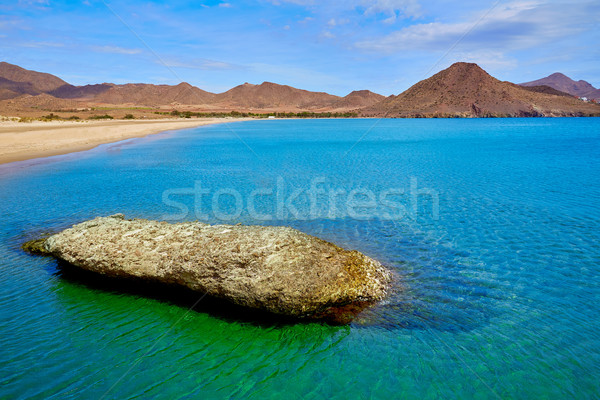 Almeria Playa los Genoveses beach Cabo de Gata Stock photo © lunamarina