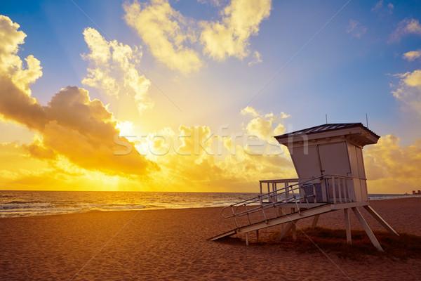 Fort lauderdale spiaggia sunrise Florida mattina USA Foto d'archivio © lunamarina