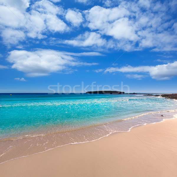 Menorca Platja de Binigaus beach Mediterranean paradise Stock photo © lunamarina