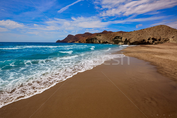 Almeria Playa del Monsul beach at Cabo de Gata Stock photo © lunamarina