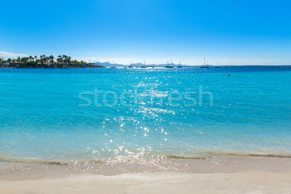 Stock photo: Platja de Alcudia beach in Mallorca Majorca