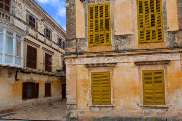 Ciutadella Menorca historic downtown in Ciudadela Stock photo © lunamarina