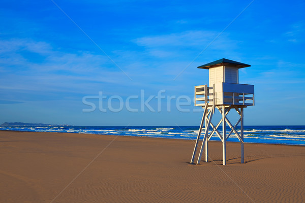 Foto stock: Playa · Valencia · España · mediterráneo · cielo · naturaleza