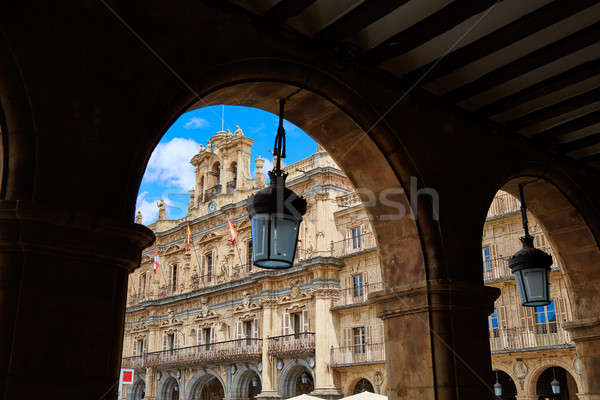 Salamanca Plaza Mayor in Spain Stock photo © lunamarina