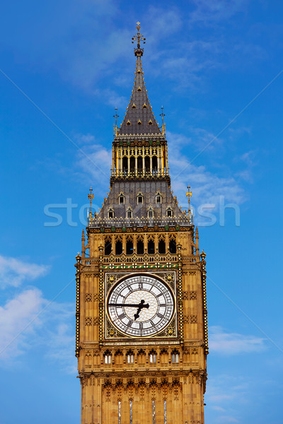 Big Ben horloge tour Londres Angleterre [[stock_photo]] © lunamarina