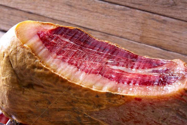 Iberian ham pata negra from Spain Stock photo © lunamarina