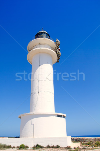 Barbaria cape lighthouse in Formentera Stock photo © lunamarina