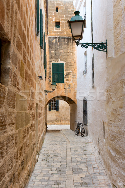 Menorca Ciutadella carrer del Palau at Balearics Stock photo © lunamarina
