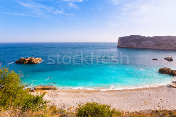 Javea Playa Ambolo beach Xabia in Alicante Stock photo © lunamarina