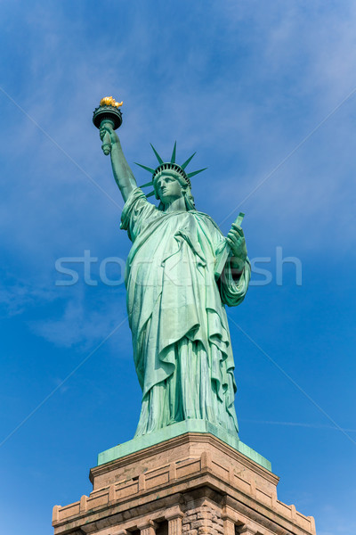 Statuie libertate New York american simbol SUA Imagine de stoc © lunamarina