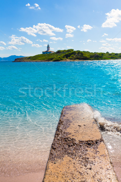Platja de Alcudia Aucanada beach in Mallorca Stock photo © lunamarina