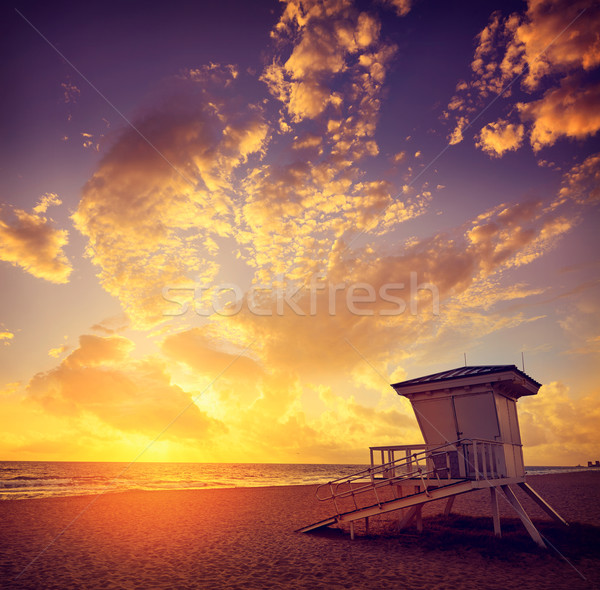 Fort lauderdale spiaggia sunrise Florida mattina USA Foto d'archivio © lunamarina