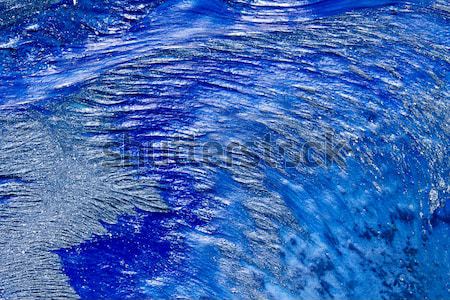 abstract blue paint texture shapes background Stock photo © lunamarina