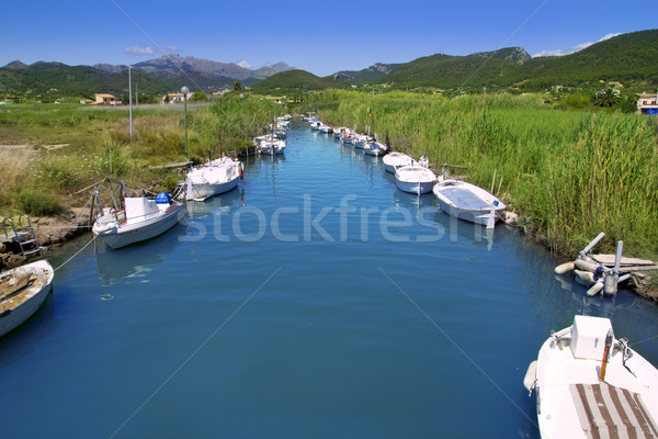 Andratx port marina in Mallorca balearic islands Stock photo © lunamarina