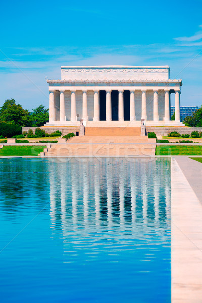 Abraham Lincoln Memorial reflection pool Washington Stock photo © lunamarina
