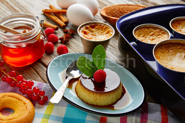 заварной крем десерта печи приготовленный продовольствие Сток-фото © lunamarina