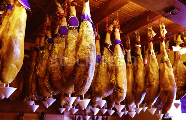 Salamanca jamon iberico iberian ham Spain Stock photo © lunamarina