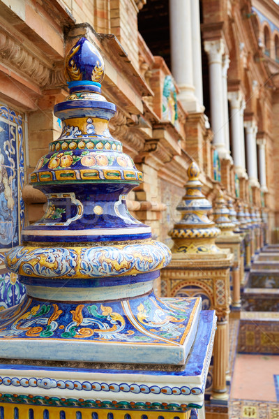 Seville Sevilla Plaza de Espana Andalusia Spain Stock photo © lunamarina