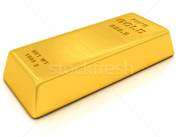 Stock photo: gold ingots