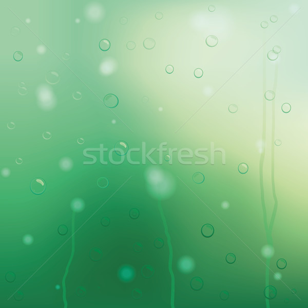 Cseppek eső ablakok vektor átláthatóság sport Stock fotó © Luppload