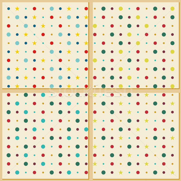 Vintage polka dot texture background Stock photo © Luppload