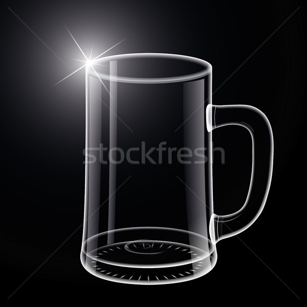 Empty beer glass Stock photo © Luppload