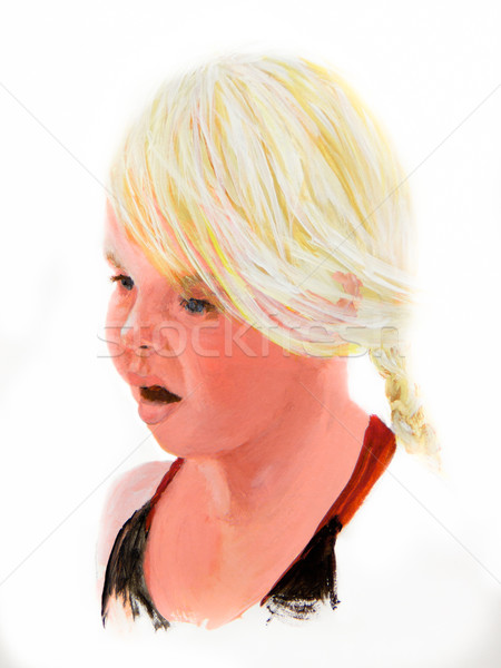 Stock photo: Little Blond Girl