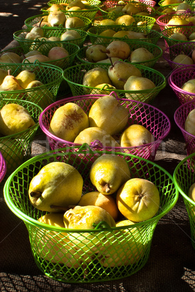Pears in Wire Baskets Stock photo © LynneAlbright