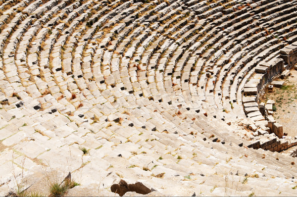 Ancient theater ruins in Myra, Turkey. Stock photo © lypnyk2