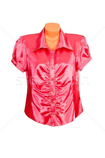 Elegante camisa blanco maravilloso blusa aislado Foto stock © lypnyk2