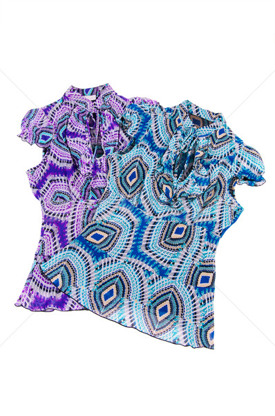 Kleid weiß zwei schönen Tunika isoliert Stock foto © lypnyk2