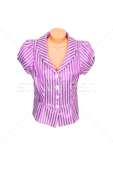 Shirt weiß wunderbar Bluse isoliert Mode Stock foto © lypnyk2