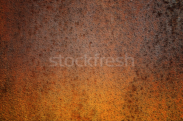 Obsolet Wand aufgegeben metallic braun wie Stock foto © lypnyk2