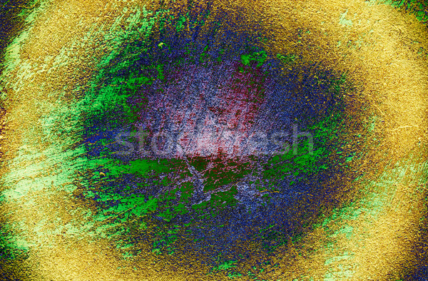 Foltos stukkó koszos fal textúra grunge Stock fotó © lypnyk2