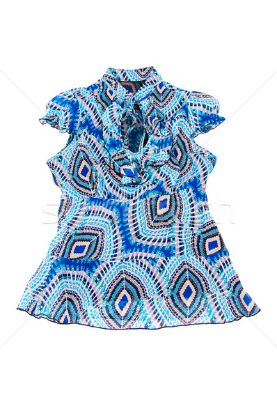 Jurk witte een prachtig tuniek geïsoleerd Stockfoto © lypnyk2