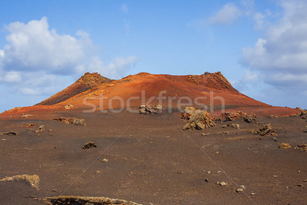 Mountains of fire, Timanfaya Stock photo © macsim